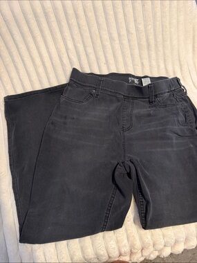 🔴 Terra & Sky Black Pull-On Denim Stretch Jeans